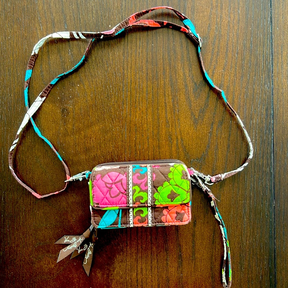 Vera Bradley “Lola” All In One Crossbody Bag - 52" Removable Strap